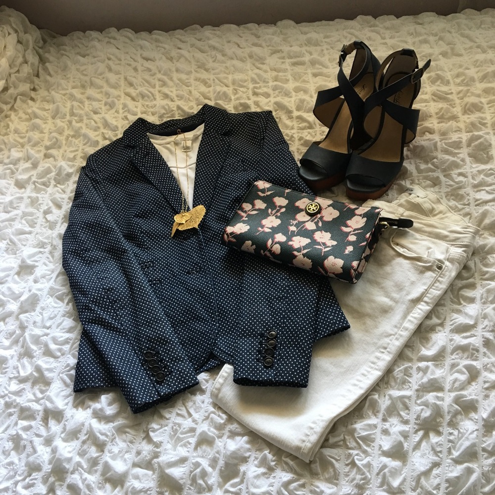 J. Crew Schoolboy Blazer in Navy Blue